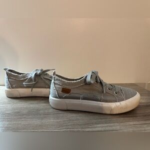 Casual Gray Platform Sneakers